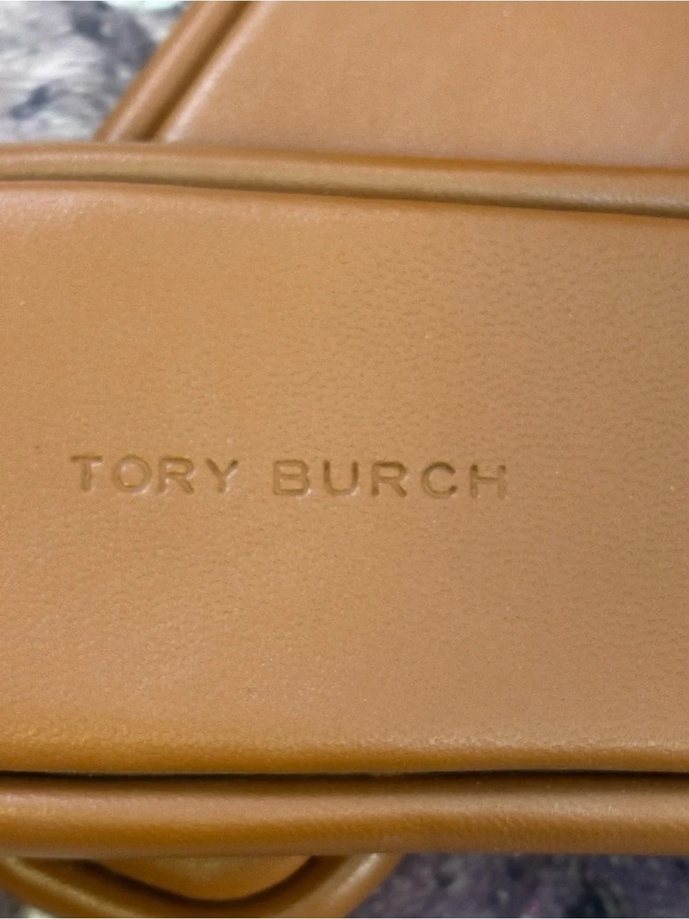 Tory Burch Double T Sport Slides Bourbon Miele / Gold Size 9.5 Clean Girl